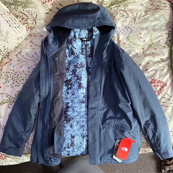 the north face women's thermoball snow triclimate jacket